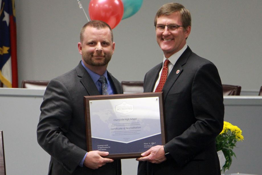 Cherryville High earns accreditation as a quality school Cherryville High earns accreditation as a quality school